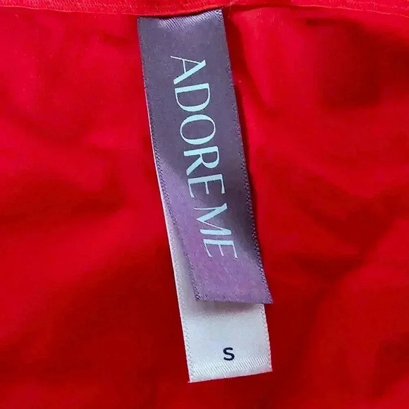 😍 NWT 😍 Adore Me Claussa Push Up Bra w/ Free Panty, Red/White, Size 32DDD - Picture 15 of 16